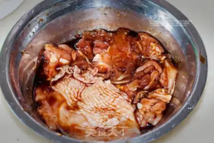Make The chicken leg of the time step 3