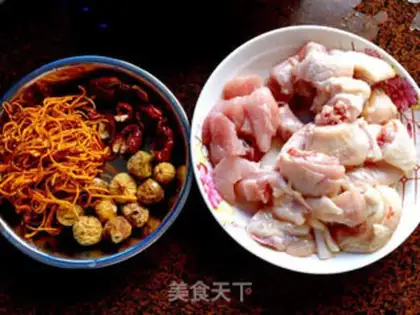 Make Frozen chicken soup step 1