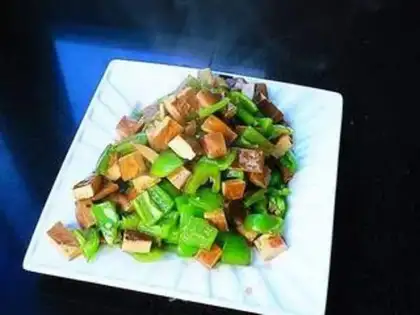 Make Pepper fried tofu step 6