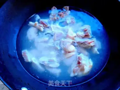 Make Frozen chicken soup step 2
