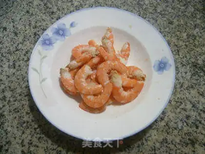Make Snow shrimp fried mushrooms step 1