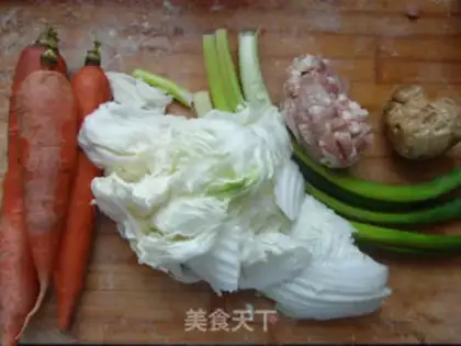 Make Carrot rolls step 1
