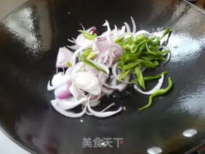 Make Onion fried chicken silk step 3