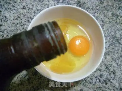 Make Sour eggs and broccoli step 1