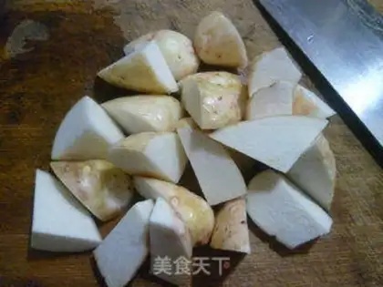 Make Cooking potatoes for chicken legs step 1