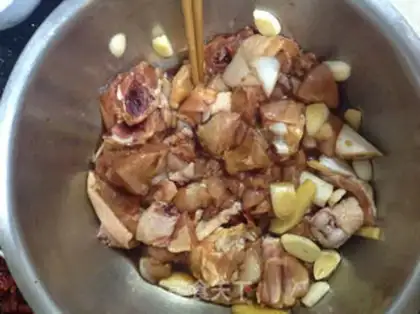 Make Spicy chicken step 4