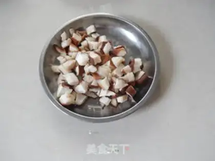 Make Tofu with meatloaf mushrooms step 3