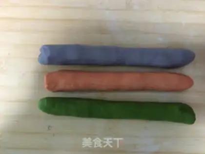 Make Three-coloured bouquets step 10