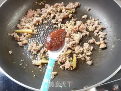 Make Tofu with meatloaf mushrooms step 7
