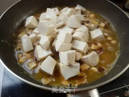 Make Tofu with meatloaf mushrooms step 9