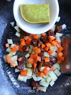 Make Curry beef rice step 7