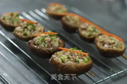 Make Cheese-cracking mushrooms step 5
