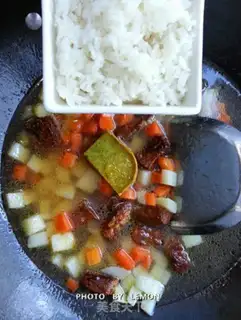 Make Curry beef rice step 9