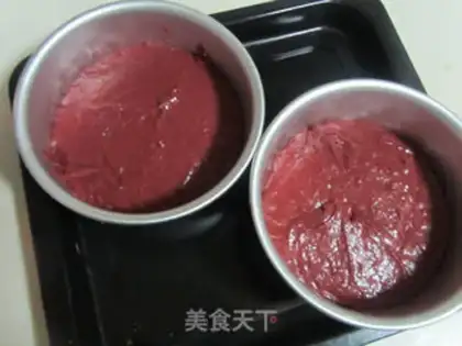 Make Red velvet cake step 9