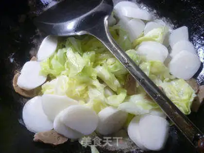 Make Hot fried rice cake step 4
