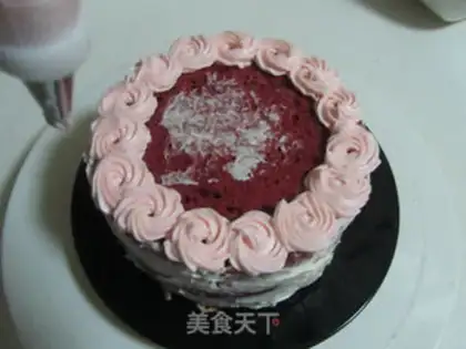 Make Red velvet cake step 18