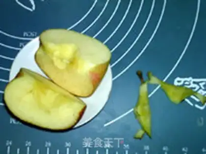 Make Plate apple soy step 6