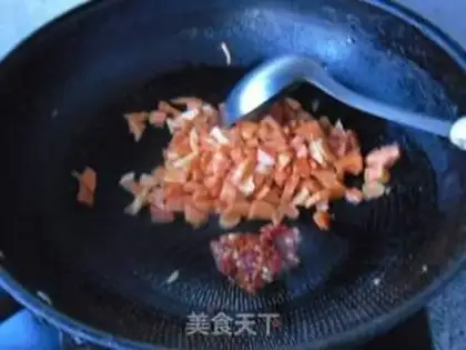 Make Scrambled radish step 2