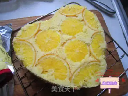Make Fresh orange cake step 8