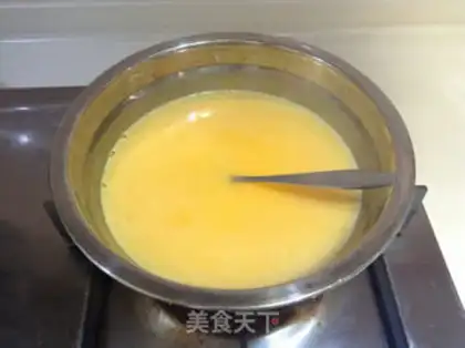 Make Mango pudding step 2