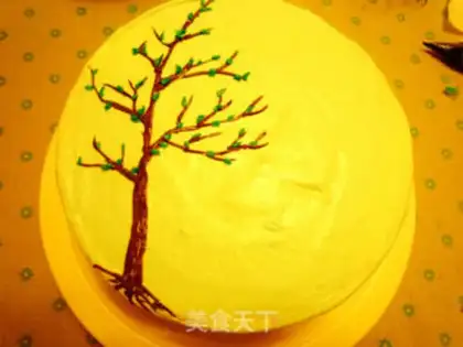 Make Autumn butter cream cake step 26
