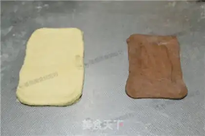 Make Two-colour toast bricks step 2