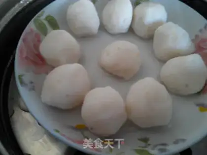 Make Steamed fish cakeballs step 1
