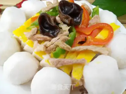 Make Steamed fish cakeballs step 7