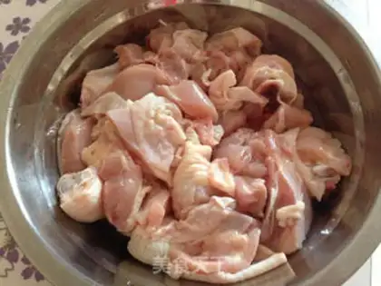 Make Potato chicken step 1