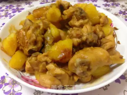 Make Potato chicken step 2