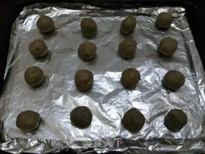 Make Black sesame waffles step 4