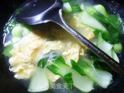 Make Green egg rice line step 7