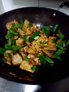 Make Pepper fried tofu step 3