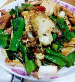 Make Pepper fried tofu step 4