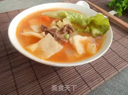 Make Xinjiang soup step 15
