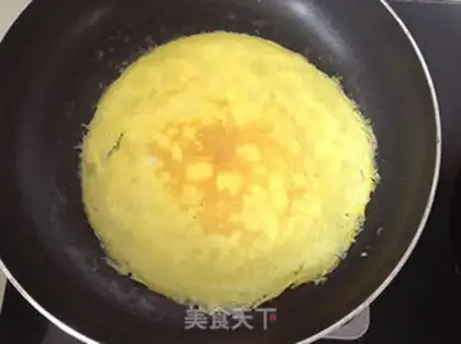 Make Pussy omelet step 4