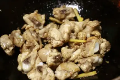 Make Crumbs on chicken legs step 3