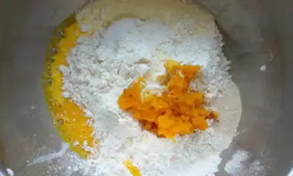 Make Pumpkin cream snack step 1