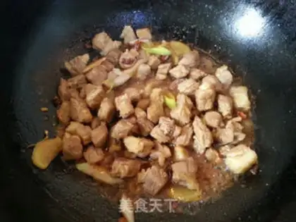 Make Curry beef stew potatoes step 4