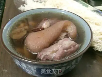 Make Peanut foot soup step 7