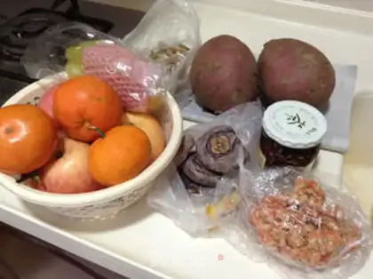 Make Potato congee step 0