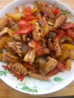 Make The pepper squid step 11