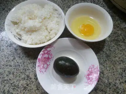 Make Double egg fried rice step 0