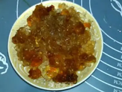 Make Peach tarts and silver spoons step 5