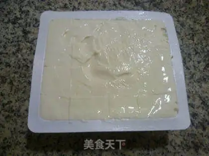 Make Scrambled mushroom tofu step 1