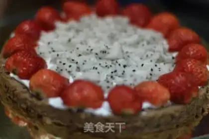 Make Naked cake step 10