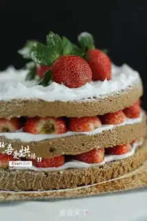 Make Naked cake step 11