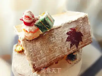 Make Christmas gingerbread house step 14