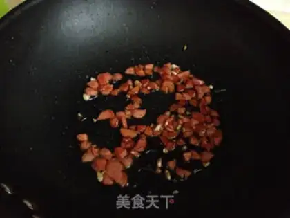 Make Garlic sauce and broccoli step 4