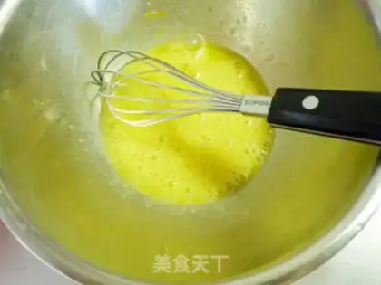 Make Honey egg milk buns step 2